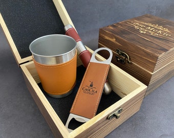 Custom Groomsmen Gift,Personalized Custom Beer Mug Set Gift Box, Groom Gift, Best Man Gift, Father's Day Gift, Christmas Gift