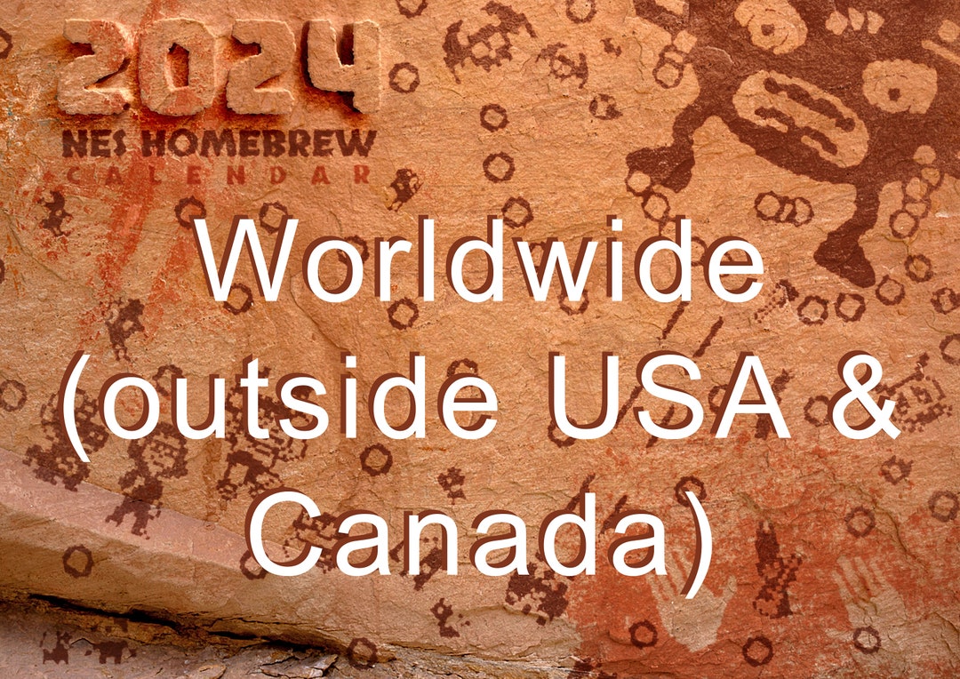 2024 NES Homebrew Calendar outside USA and Canada Etsy