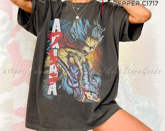 Akira Anime T-Shirt: Retro Cyberpunk Manga Tee, Otaku Streetwear ID