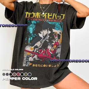 Cowboy Bebop Bluray Cowboy Bebop Anime Adult T-Shirt - Black
