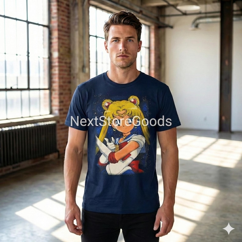 Sailor Moon T-Shirt: Retro 90s Anime Manga Tee ID image 6