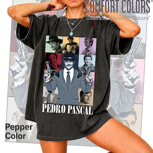 Pedro Pascal chilensk-amerikansk skådespelare The Eras Tour unisex mjuk t-shirt ID