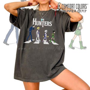 Hunter x Hunter Abbey Road Tee: Gon Killua Anime Manga Shirt