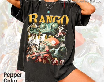 Rango Movie Comfort Colors T-Shirt – Relaxed Vintage Fit Graphic Tee FD