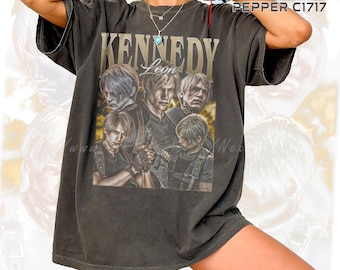 Leon Kennedy Resident Evil T-Shirt: Vintage 90s Gamer Tee ID