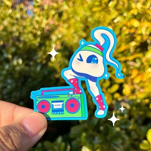 Retro phantom Sticker | Laminated Die cut sticker | Waterproof | Laptop decal | Scrapbooking stickers | nostalgia sticker