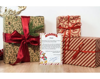 Editable Donal Duck Christmas Letter