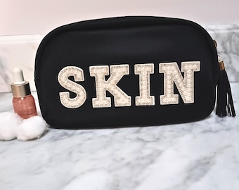 Cute Makeup Bag Travel Cosmetic Storage Organizer Compact Case Purse Accessory Beauty Container Skincare Gift Idea Birthday Present Option