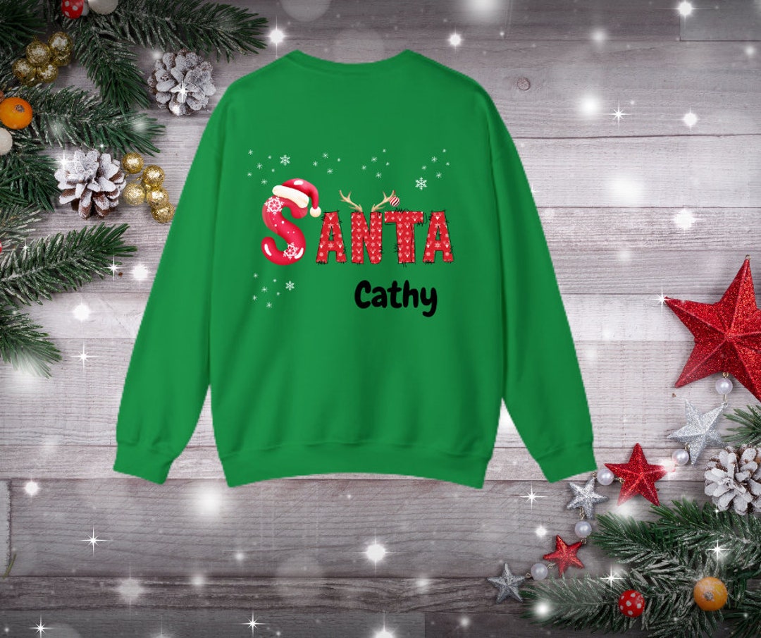 Personalized Christmas Sweatshirts for Women Personalized Family