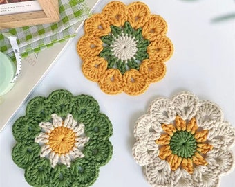 Tea Coaster Crochet Pattern - A Delicate and Beautiful Handmade DIY Craft for Your Tea Party - Only Download PDF