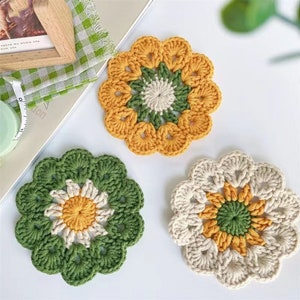 Tea Coaster Crochet Pattern - A Delicate and Beautiful Handmade DIY Craft for Your Tea Party - Only Download PDF