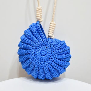 Conch Shell Bag Häkelanleitung Sommer muschelförmige Häkeltasche Sea Life Amigurumi Handgemachte gestrickte Muscheltasche - Nur Download PDF