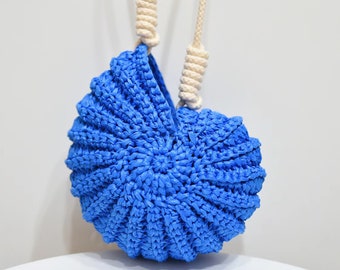 Sac en forme de coquillage au crochet Sac en forme de coquillage d'été au crochet Sea Life Sac en coquillage tricoté à la main Amigurumi - Télécharger uniquement le PDF