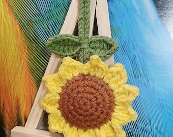 Sunflower Crochet Pattern - Crochet Flower Pattern Hanging Knitted Sunflower Graduation Gift for DIY- Only Download PDF