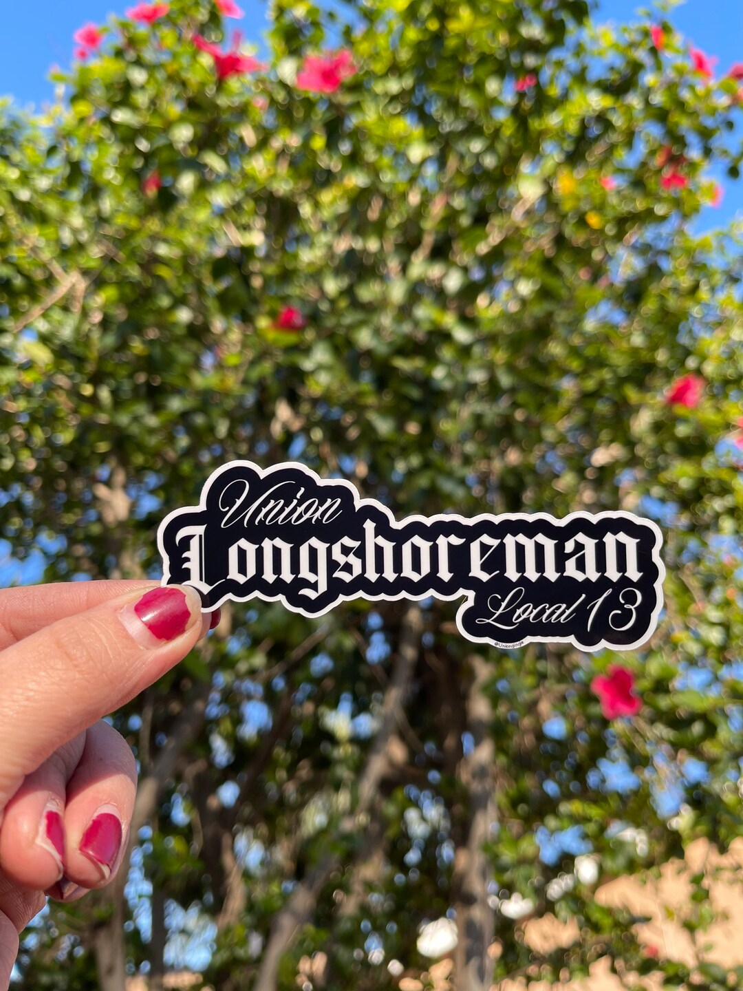 Union Longshoreman Local 13 Sticker Etsy