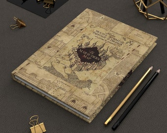 Marauder's Map Inspired Journal in Matte.