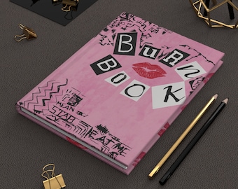 Mean Girls Inspired Burn Book Journal Matte.