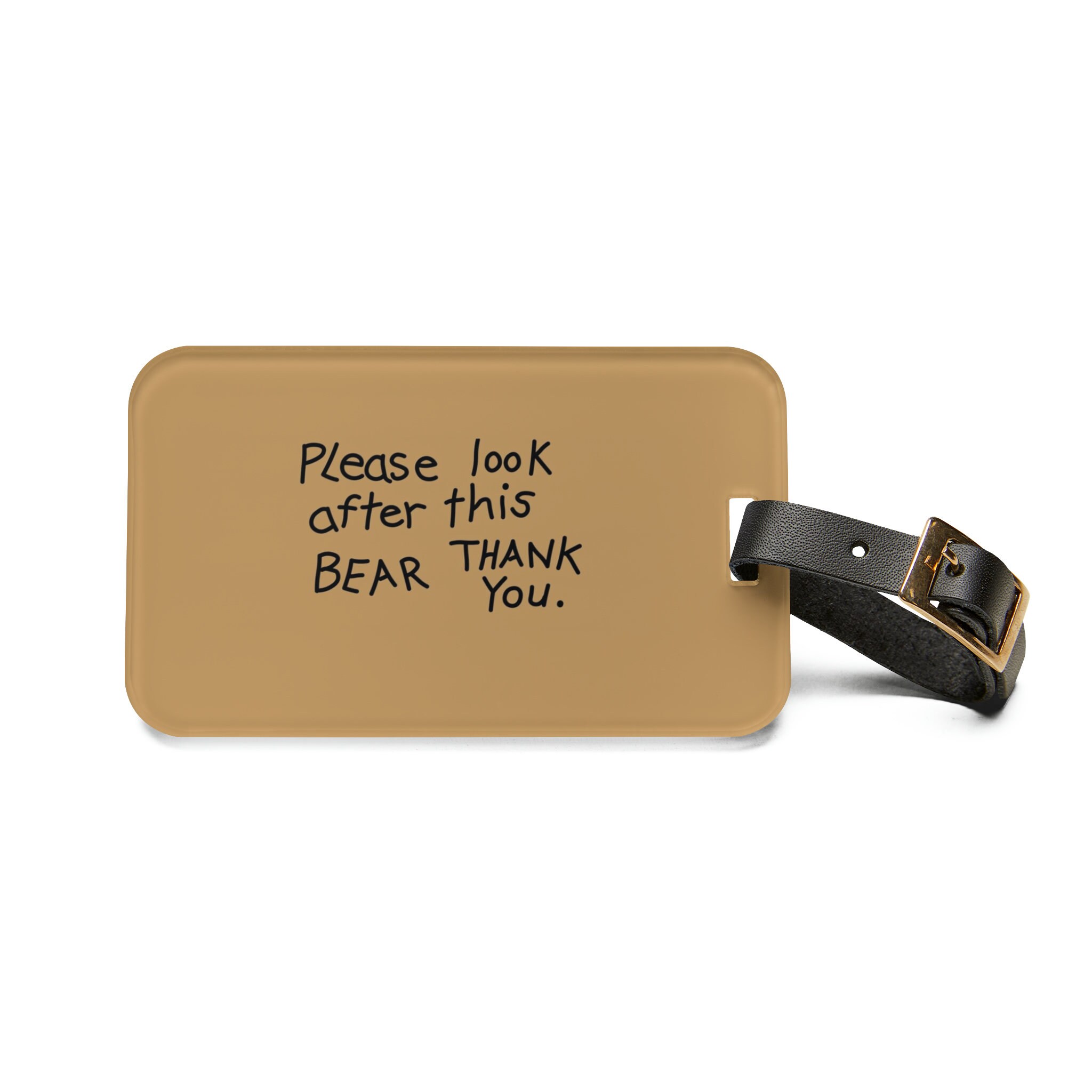 Paddington Bear Please Look After This Bear Tag Inspired Luggage Tag