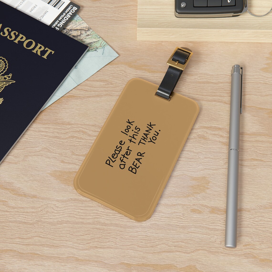 Paddington Bear Please Look After This Bear Tag Inspired Luggage Tag ...