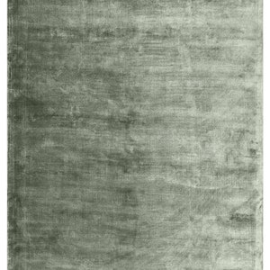 Solid Green Hand Tufted Rug – Minimalist Velvet Finish Carpet for Living Room, Bedroom & Modern Home Decor | Soft Luxury Area Rug