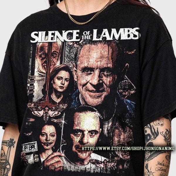 Limited Silence Of The Lambs Vintage T-Shirt, Horror Movie T-Shirt, Gift For Woman and Man Unisex T-Shirt