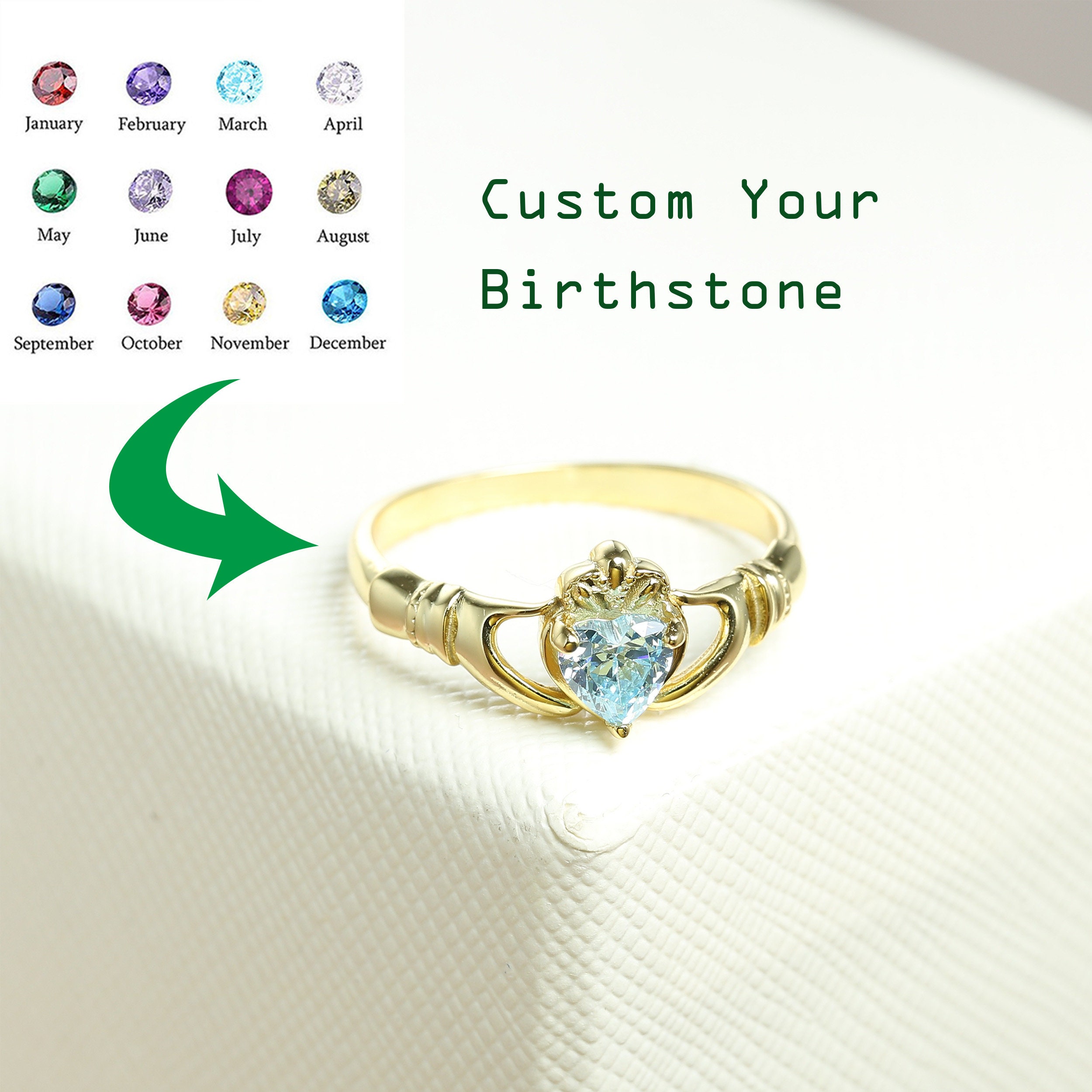Copper clearance claddagh ring