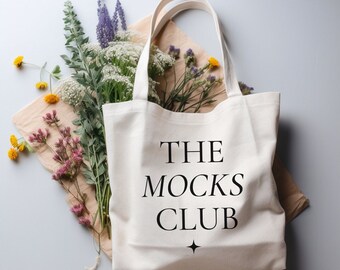 Canvas Tote Bag Mockup | Spring Tote Bag Mockup, Flowers Tote Bag Mockup, Natural, Summer, Organic, Eco, Beige Tote Bag, Shopping Bag, PNG