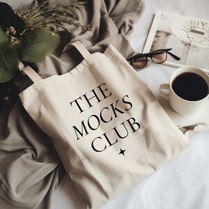 Canvas Tote Bag Mockup | Spring Tote Bag Mockup, Flowers Tote Bag Mockup, Natural, Summer, Organic, Eco, Beige Tote Bag, Shopping Bag, PNG