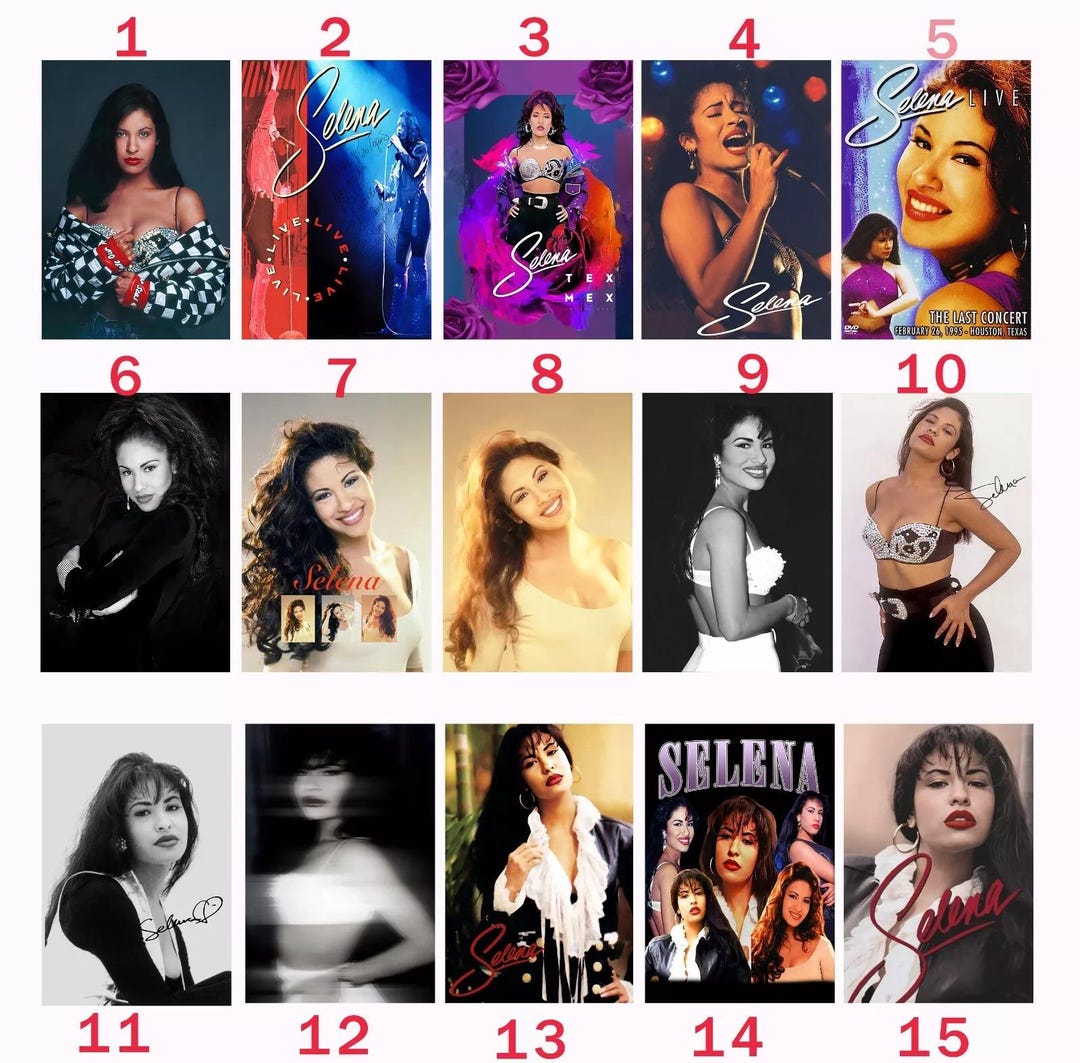 Custom Selena Quintanilla Music Vintage Poster, Gift - Etsy