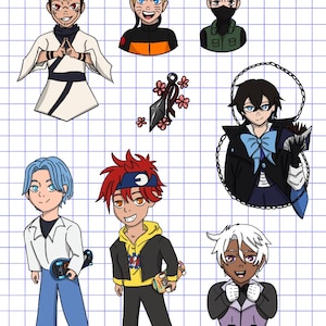 Anime stickers