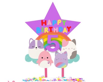 Squishmallow Cake Topper