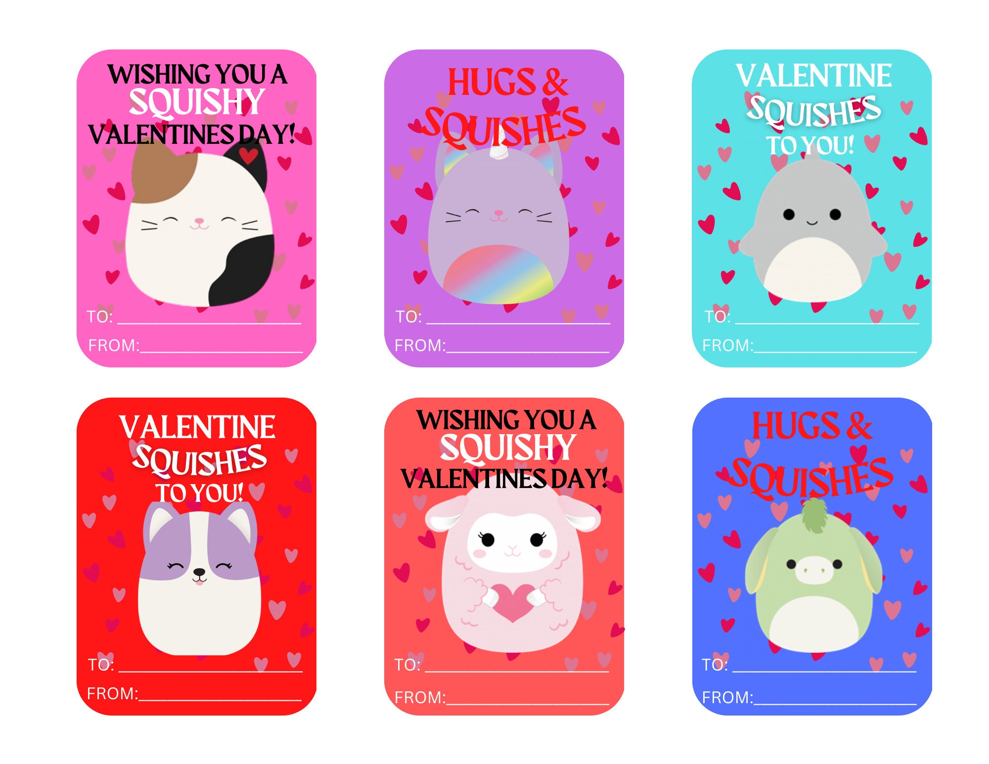 Valentines Day Squishmallow 2025 Eve Dalgety