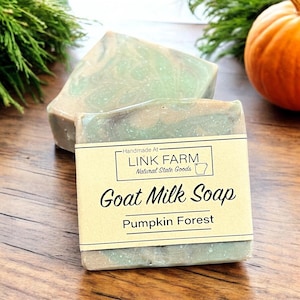 Goat Milk Soap - Pumpkin Forest - Hand Made