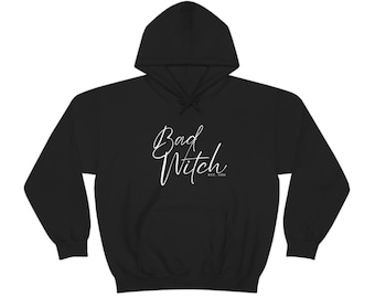 Bad Witch Hoodie Witchy Sweatshirt Aesthetic Outerwear Trendy Goth Gift for Her