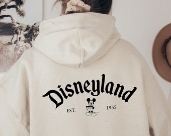 Disneyland Est 1955 Mickey Mouse Hoodie, Disney Vacation