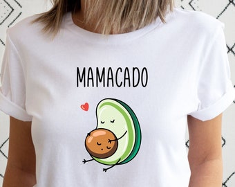 Mamacado Shirt, Papacado Tshirt, Avocado Couple Pregnancy Announcement Shirt, Pregnancy Shirt, Couple Shirt, Pregnancy Gift,Baby Shower Gift