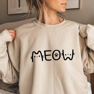 Meow sweater on sale