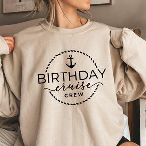 Birthday Cruise Shirt: Matching Party Tee, Sea Bday Gift