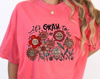 Comfort Colors Mental Health Shirt: School Counselor Gift