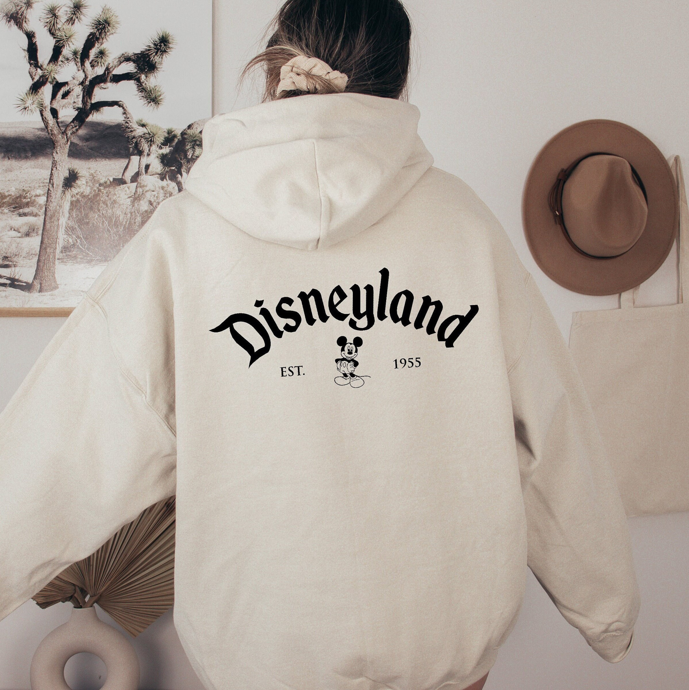 Disneyland Est 1955 Mickey Mouse Hoodie, Disney Vacation - Etsy