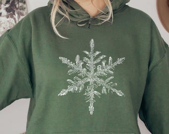 Snowflake Christmas Hoodie: Winter Christmas Gift