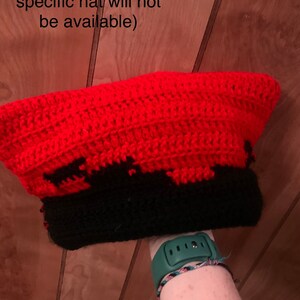 Crochet cat beanie