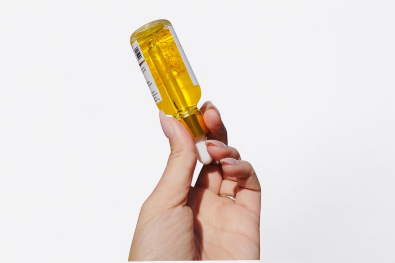 Botanical skincare oil for glowing soft hydrated skin