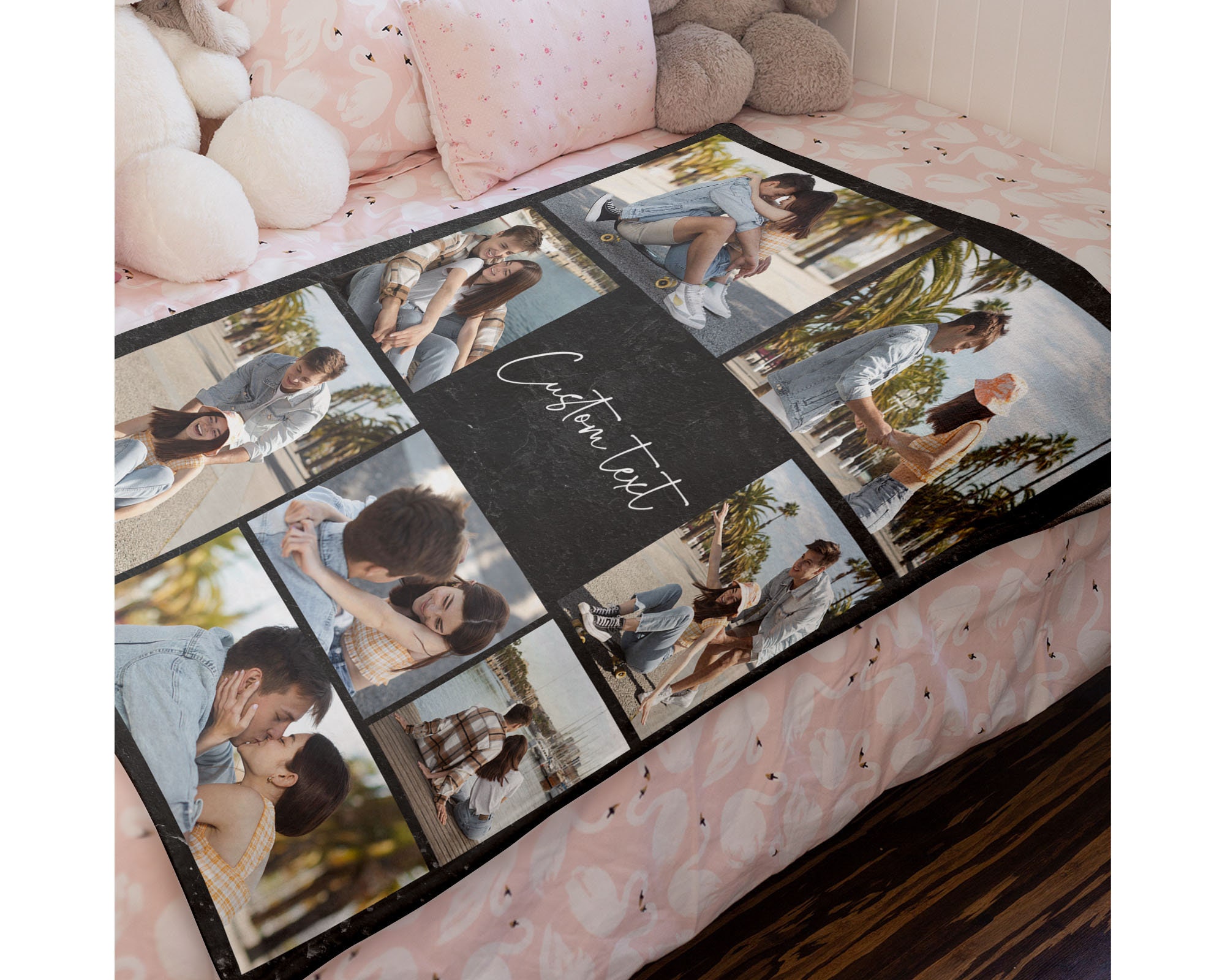 Custom Blanket With Picture Personalized Blanket Custom Etsy