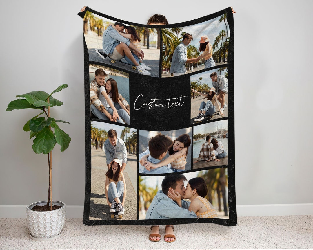 Custom Blanket With Picture Personalized Blanket Custom Etsy