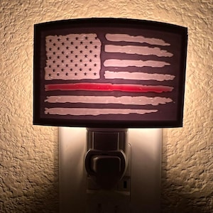 Thin Red Line Night Light