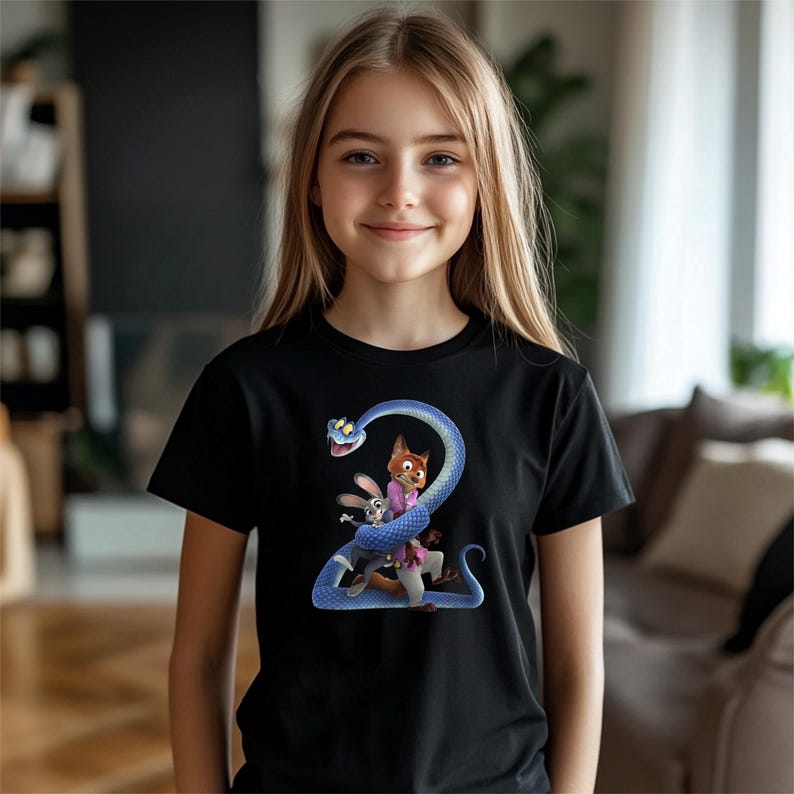 Disney Zootopia 2 Youth T-Shirt, Gary De'Snake Tee 画像 1