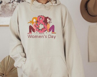 8 March Women's Gift, Floral Eight Illustration, International Celebration, Feminist Empowerment Shirt, Rights Decor