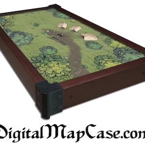 43&quot; Digital Map Case Display for Tabletop Gaming D&D, DnD, Role Playing Games, TTRPG, LCD, LED tv not included but any set can be used!