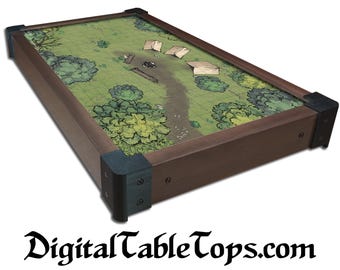 43" Digital Map Case Display for Tabletop Gaming D&D, DnD, Role Playing Games, TTRPG, LCD, LED tv not included but any set can be used!